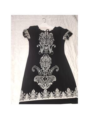 En Focus Studio Boho Off Shoulder Mini Dress Size 10